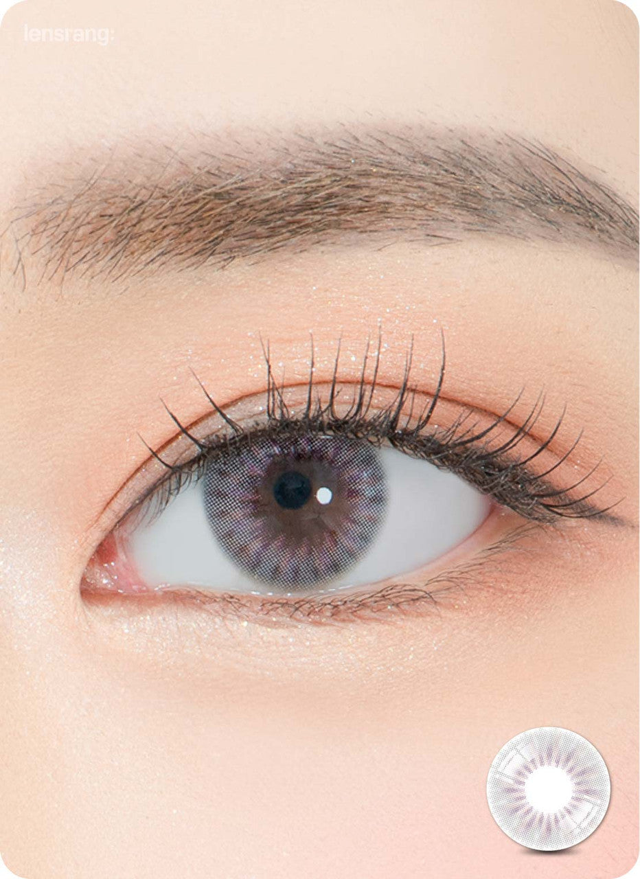 Ailleen Gray Monthly Contact Lenses (2 Pack) - Silicone Hydrogel, Breathable & Comfortable (Buy 1 Get 1 Free) for Daily Wear, Cosplay, or Special Occasions