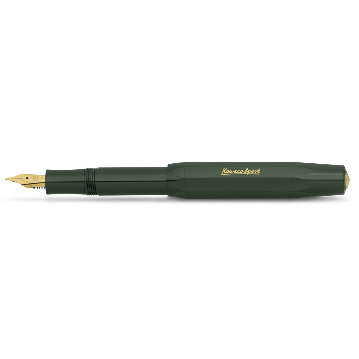 Kaweco CLASSIC SPORT Fountain Pen - Green Fine Nib Writing Instrument for Calligraphy, Journaling & Everyday Use