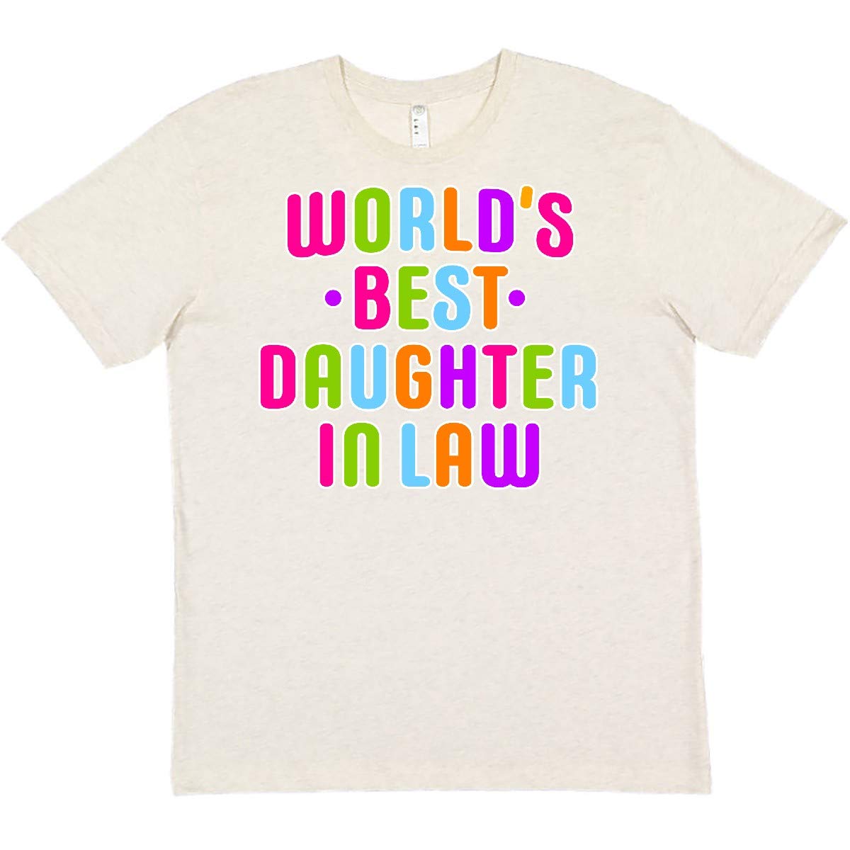 World's Best Daughter-in-Law T-Shirt - Funny Family Apparel Gift for Wedding, Birthday & Holidays - Comfortable Cotton Tee for Women