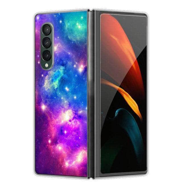 Durable Hard Plastic Galaxy Z Fold 3 5G Case with Stylish Design - Perfect for Everyday Protection & Gaming