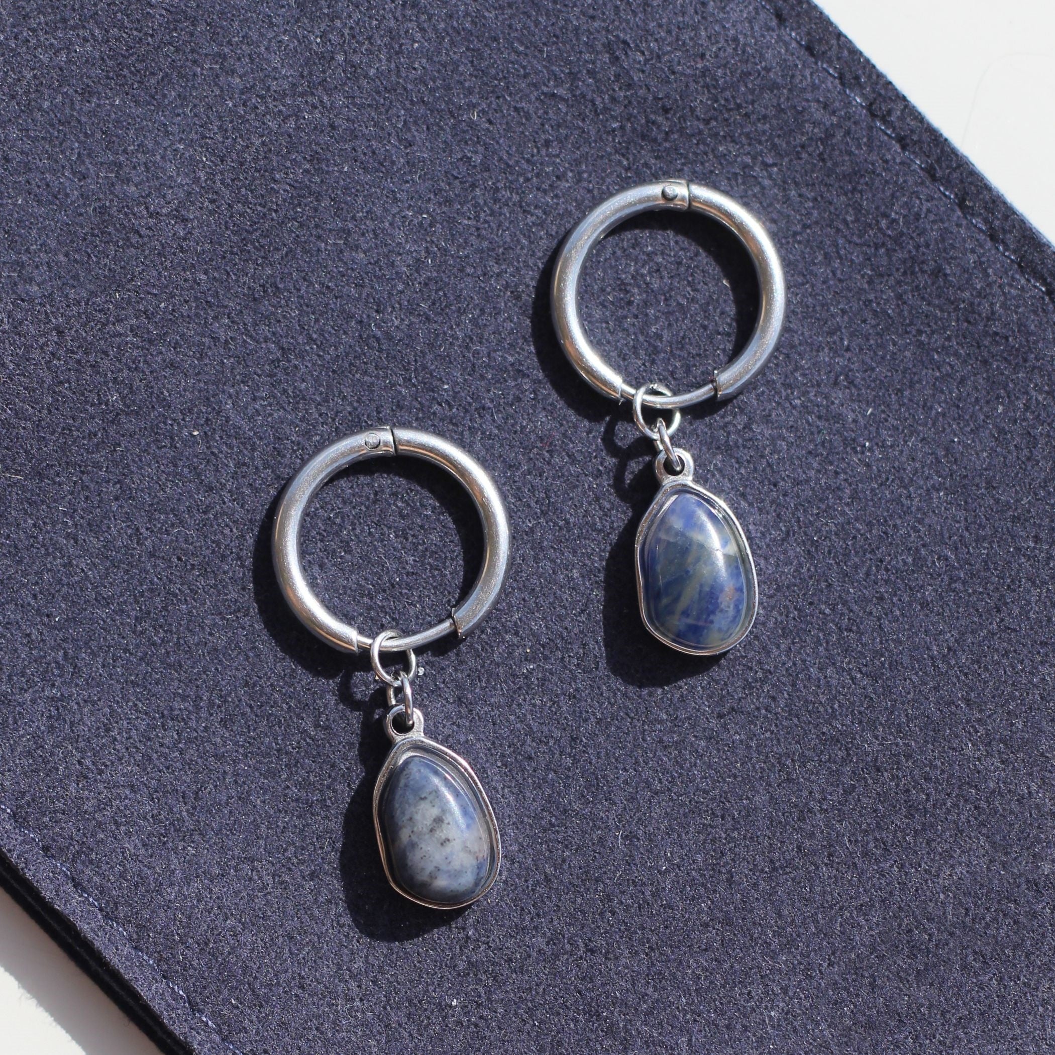 Blue Aventurine Drop Earrings for Women - Handmade Gemstone Dangle Earrings for Everyday Wear & Special Occasions