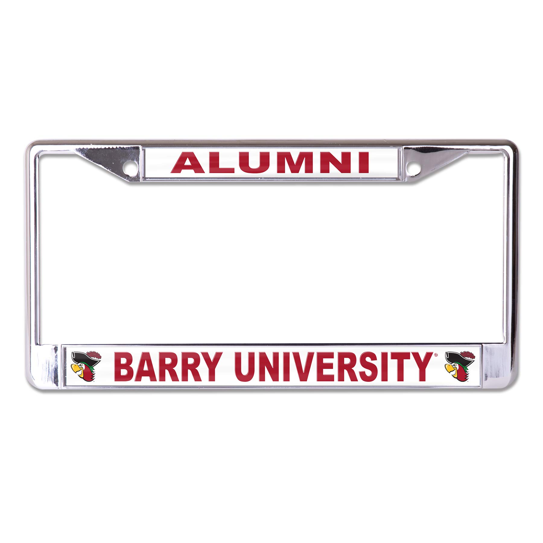Barry University Alumni Chrome License Plate Frame - Premium Metal License Plate Cover for Cars, Trucks & SUVs - Show School Pride on the Road