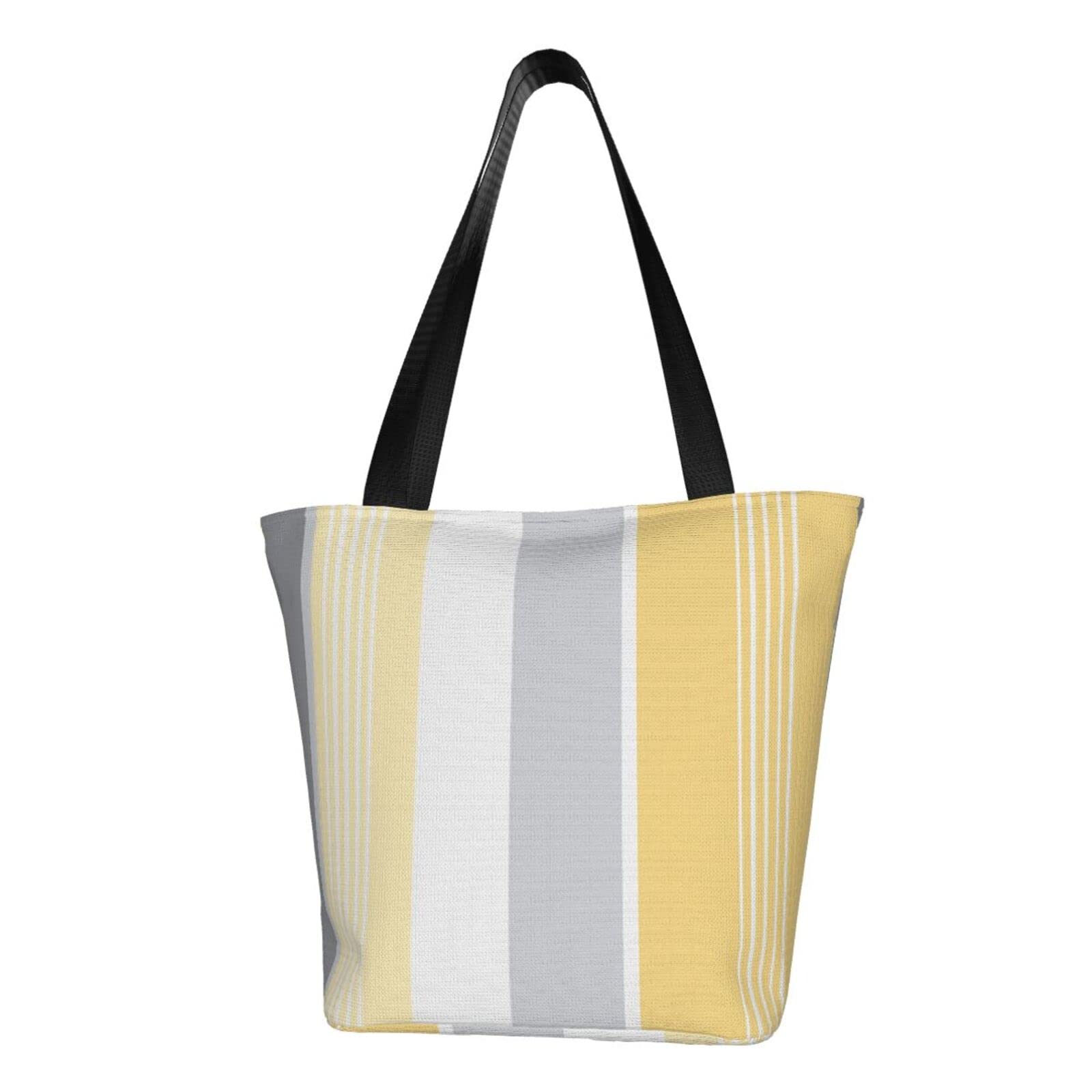 Stylish Canvas Work Tote Bag with Zipper for Women - Durable School & College Book Bag, Fashionable Shopping Bucket Purse | Perfect for Office, Campus, Travel & Daily Commute