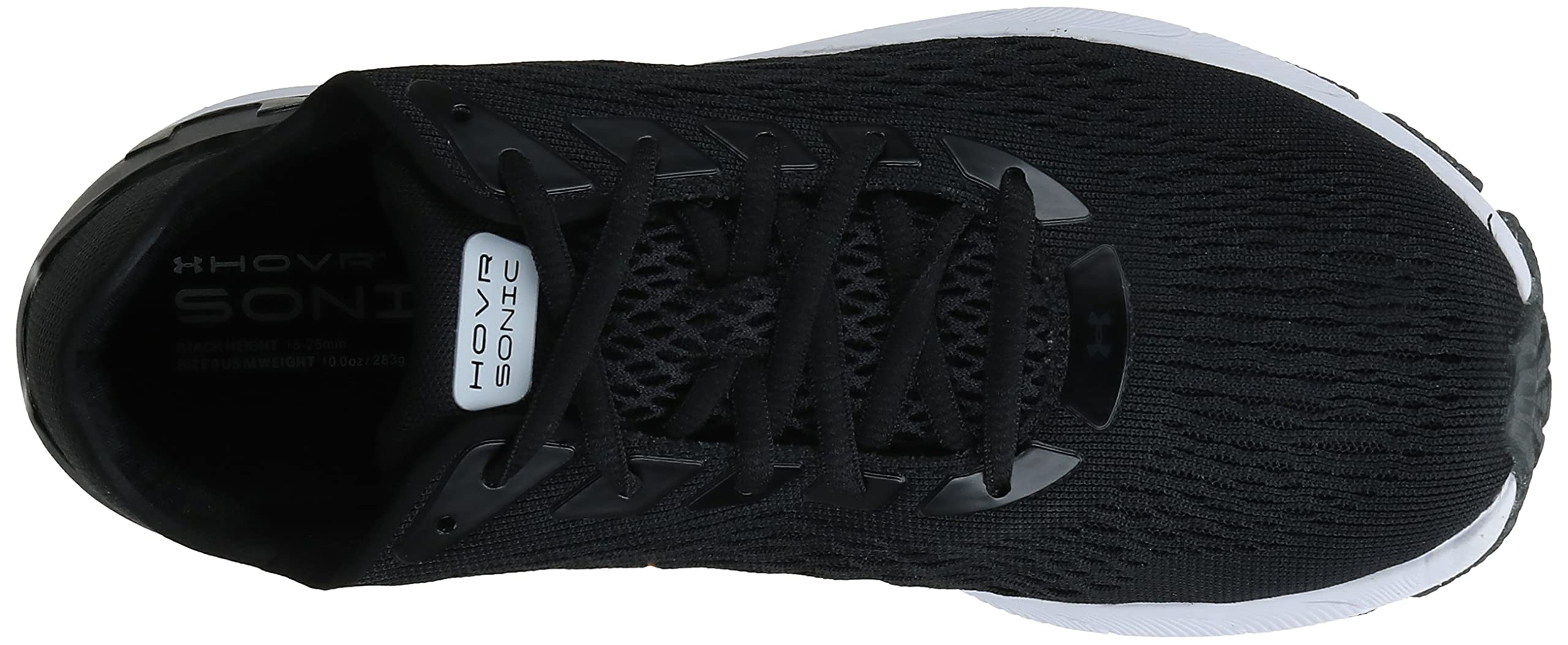 Under Armour HOVR Sonic 3 Men's Running Shoes - Lightweight Cushioned Sneakers for Training & Jogging (Size UK 12 US 13 EU 47.5, Black) - Perfect for Road Running, Gym Workouts & Daily Wear