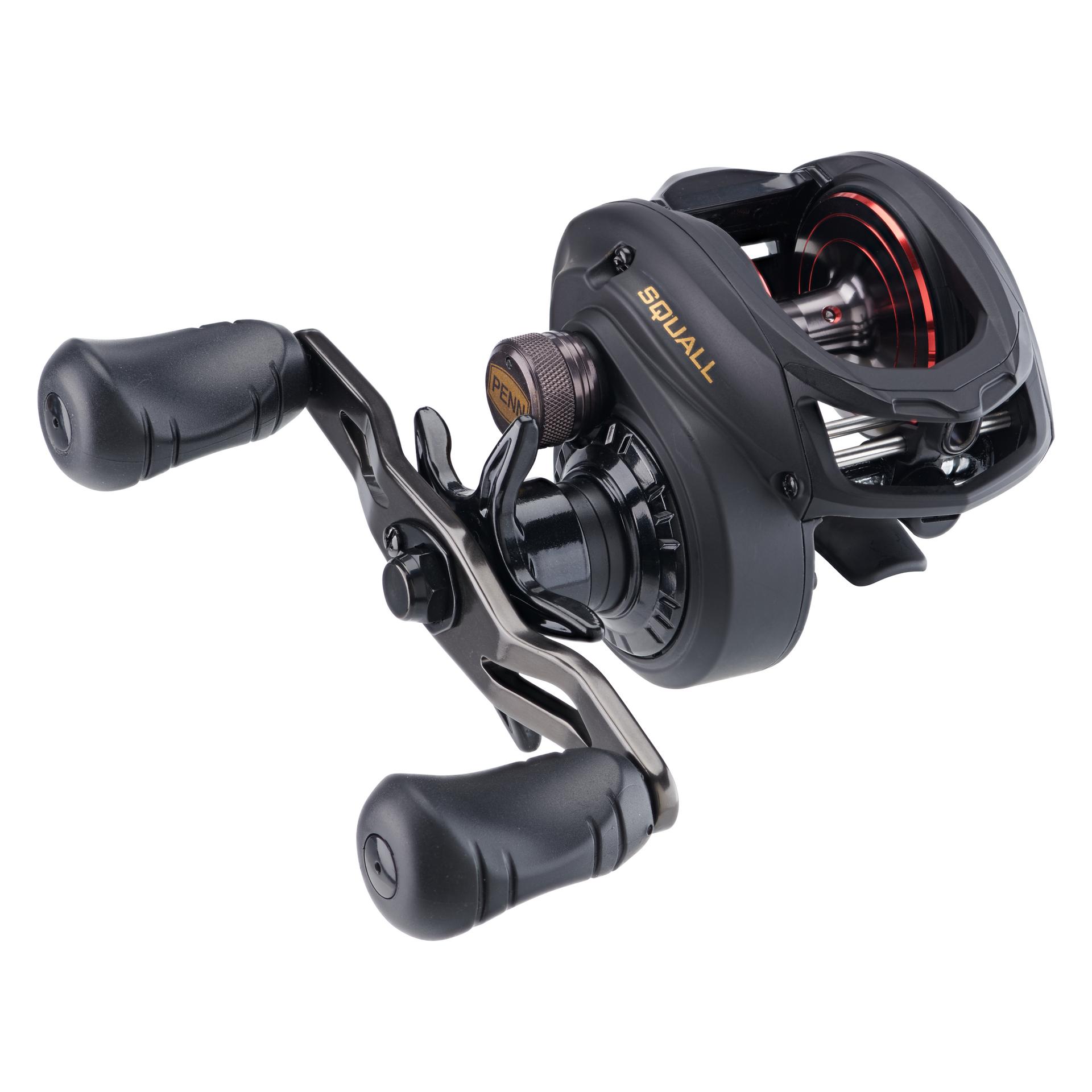 Squall® Baitcast Fishing Reel - High Performance Saltwater & Freshwater Fishing Gear for Bass, Trout, and Walleye - Perfect for Casting, Trolling, and Surf Fishing