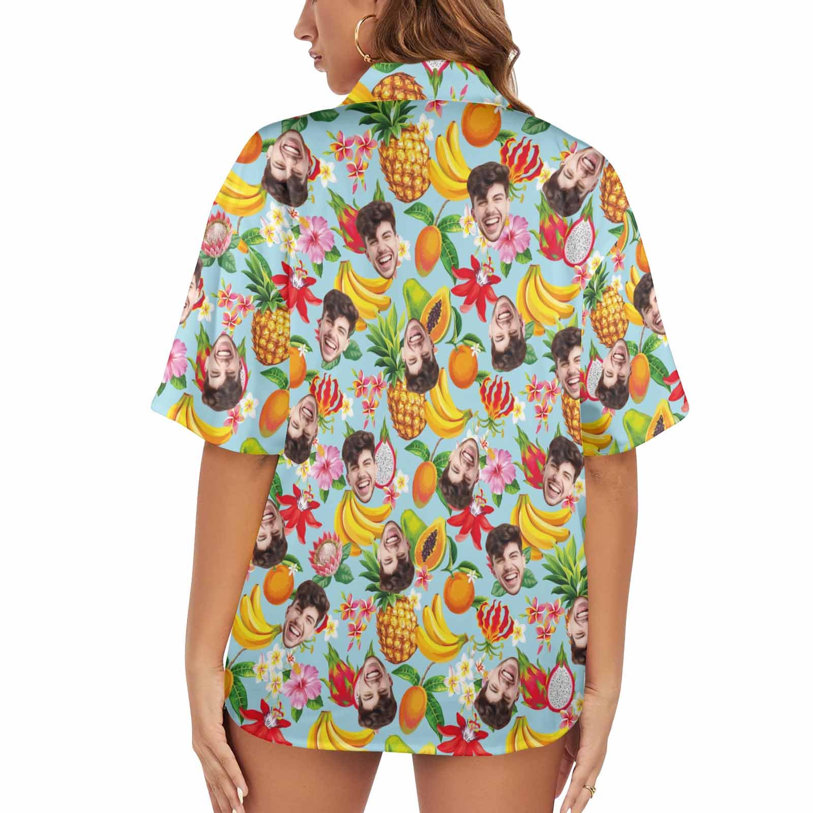 Custom Hawaiian Shirt with Photo - Personalized Aloha Shirt for Men & Women | Unique Birthday Gift for Couples, Friends & Family | Perfect for Beach Parties, Luaus & Summer Vacations