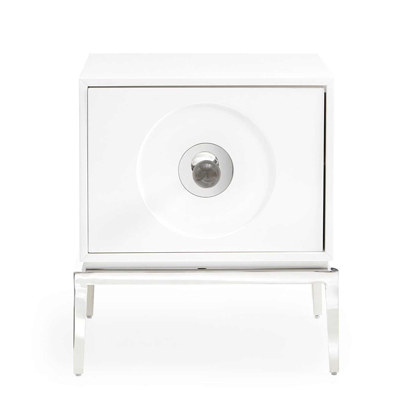 Channing Large End Table - Modern Side Table for Living Room, Bedroom & Office - Sturdy & Stylish Accent Table with Storage Shelf