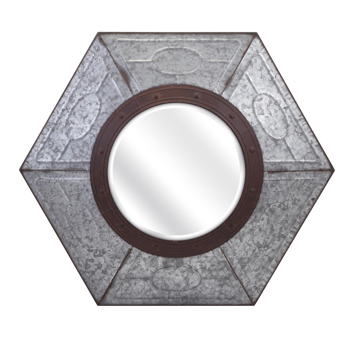 IMAX 88921 Ella Elaine Brooder Mirror - Stylish Vanity Mirror with LED Lights for Makeup, Dressing Room & Bedroom Decor
