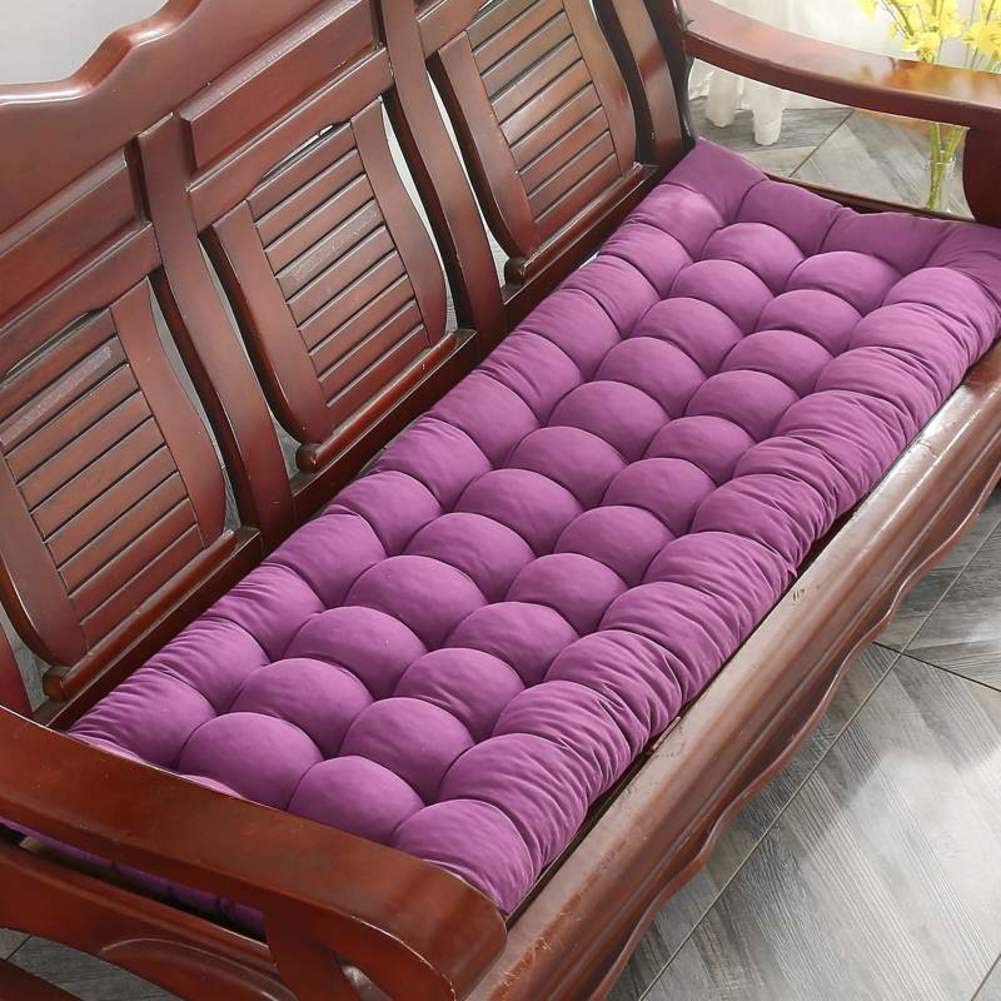 WJXBoos Thick Bench Cushion with Ties - 48