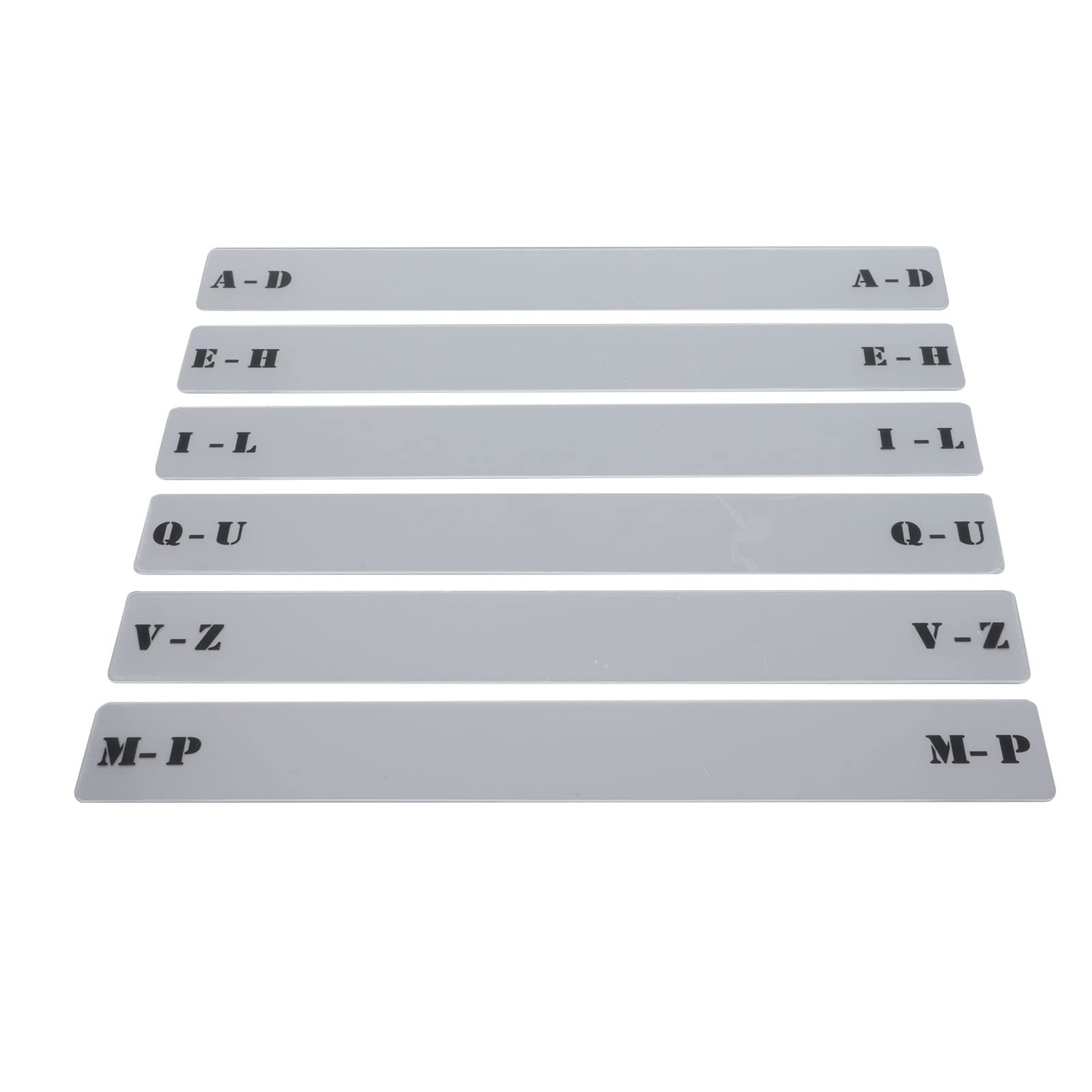 A to Z Alphabetical Index Card Dividers with Tabs - 26-Pack Record Shelf Organizer Dividers for Filing, Office, and Home Organization