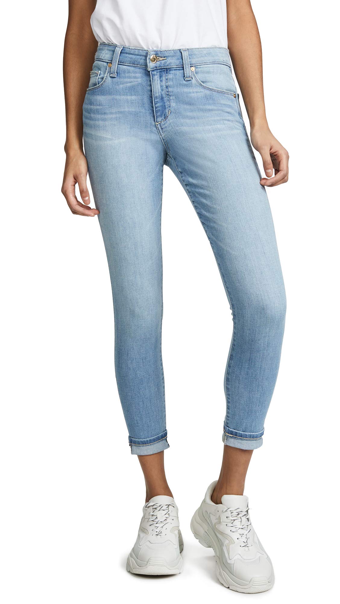 Joe's Jeans Women's Icon Mid-Rise Skinny Crop Jean - Stretch Denim Pants for Casual Wear & Night Out | Perfect for Work, Date Night & Everyday Style