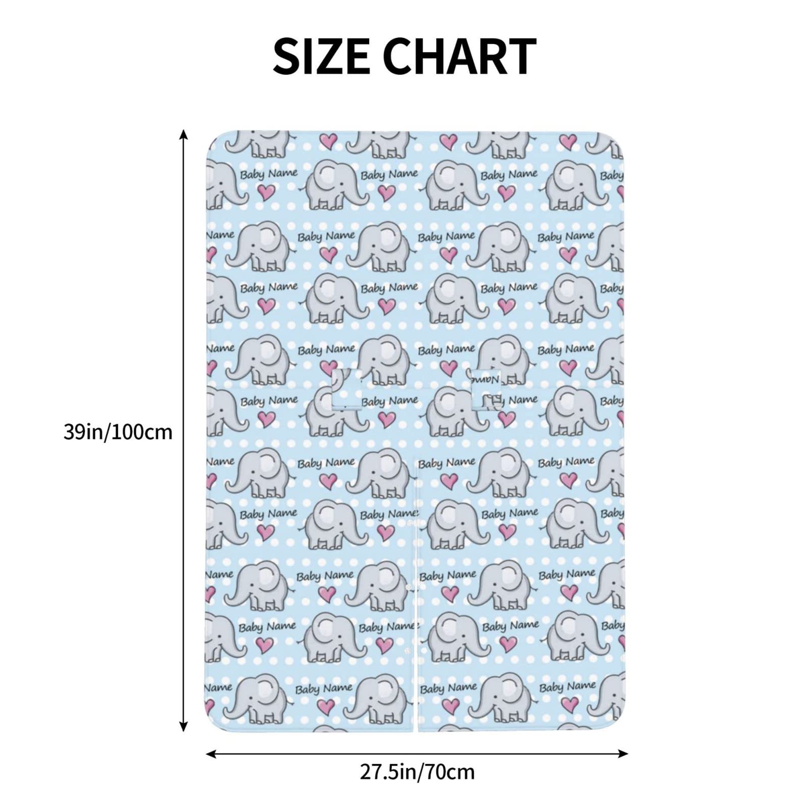 Personalized Elephant & Heart Baby Car Seat Canopy with Name - Custom Infant Car Seat Cover for Boys & Girls - Soft Minky Peekaboo Nursing Stroller Canopy for Newborns - Perfect for Breastfeeding, Travel & Outdoor Protection