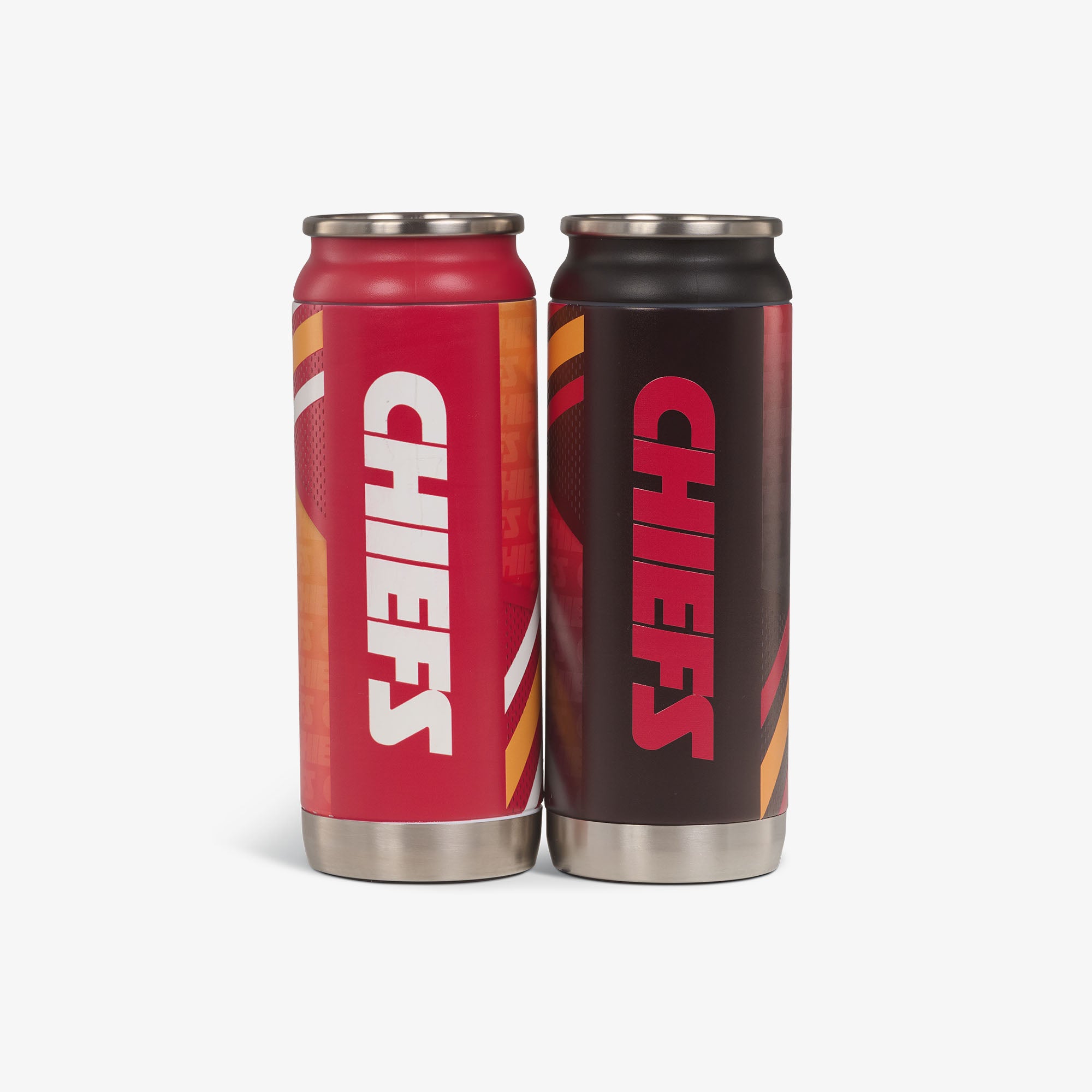 Kansas City Chiefs Official NFL Home & Away 16oz Beer Can 2-Pack - Perfect for Tailgating, Game Day Parties & Sports Fan Gifts