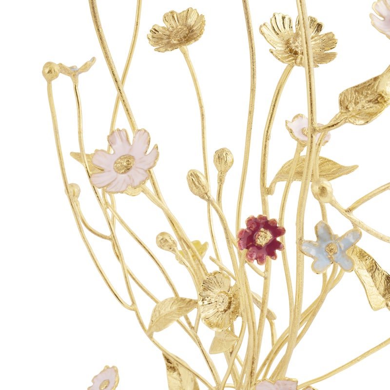 Wildflowers Tabletop Sculpture - Handcrafted Home Decor for Living Room, Bedroom & Office - Perfect for Gifts, Wedding Centerpieces & Boho Style Decor
