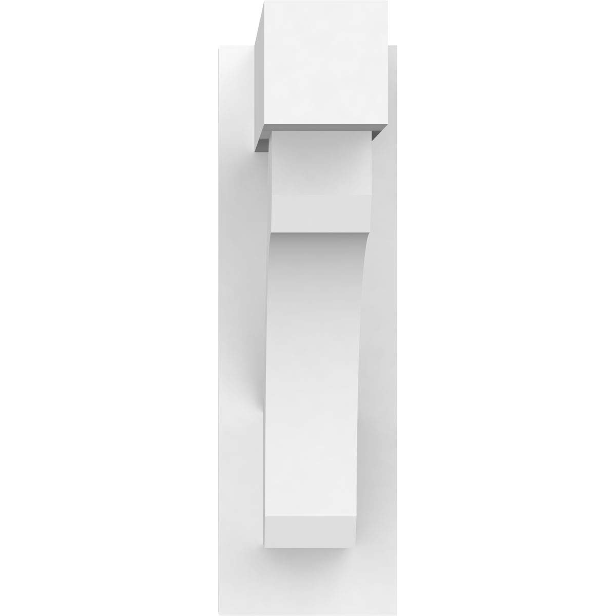 Ekena Millwork OUTP05X16X16LEC05 Legacy Architectural Grade PVC Outlooker with Block Ends - 5