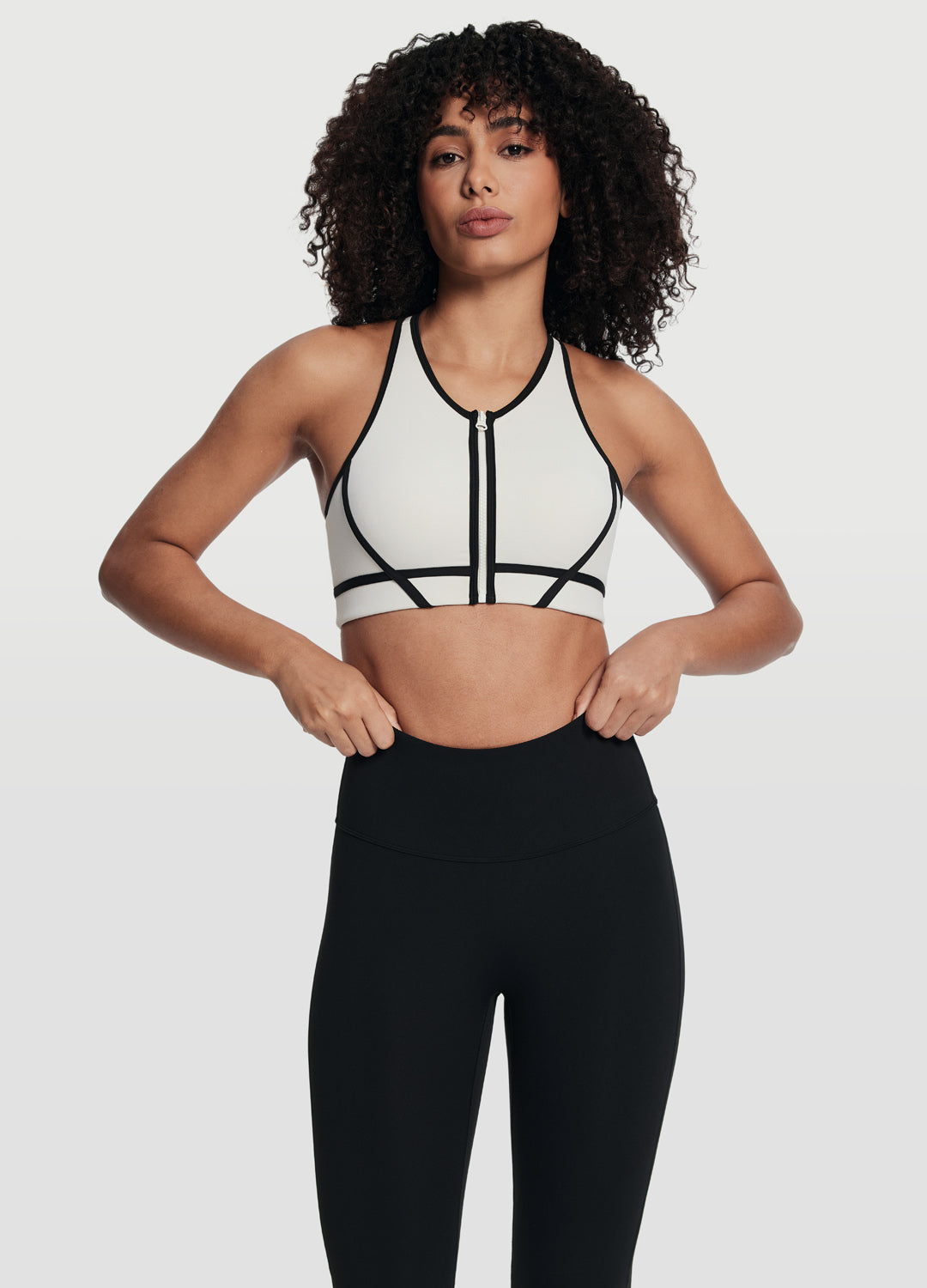 Women's Racerback Zip-Front Sports Top - Workout, Running & Yoga - Breathable & Comfortable Activewear for Fitness & Gym