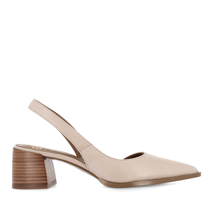 AURA NUDE LEATHER SHOES - Women's Genuine Leather Comfortable Flats for Work & Casual Wear | Perfect for Office, Travel & Everyday Outfits