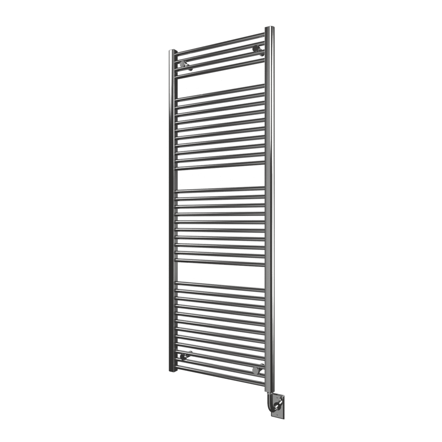 Tuzio Savoy Hardwired or Plug-In Bathroom Towel Warmer - 23.5
