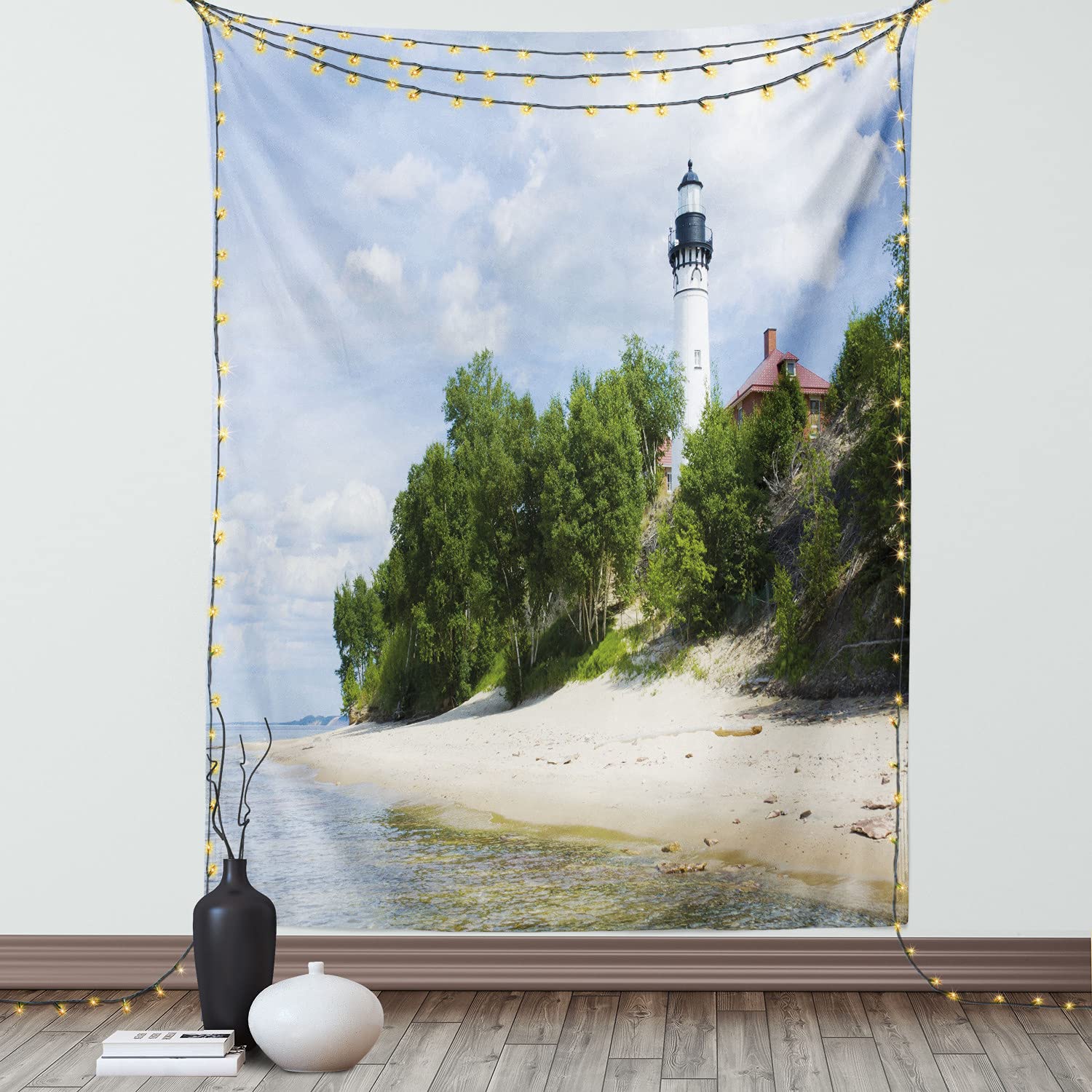Ambesonne Vintage Beach Tapestry Wall Art - 40