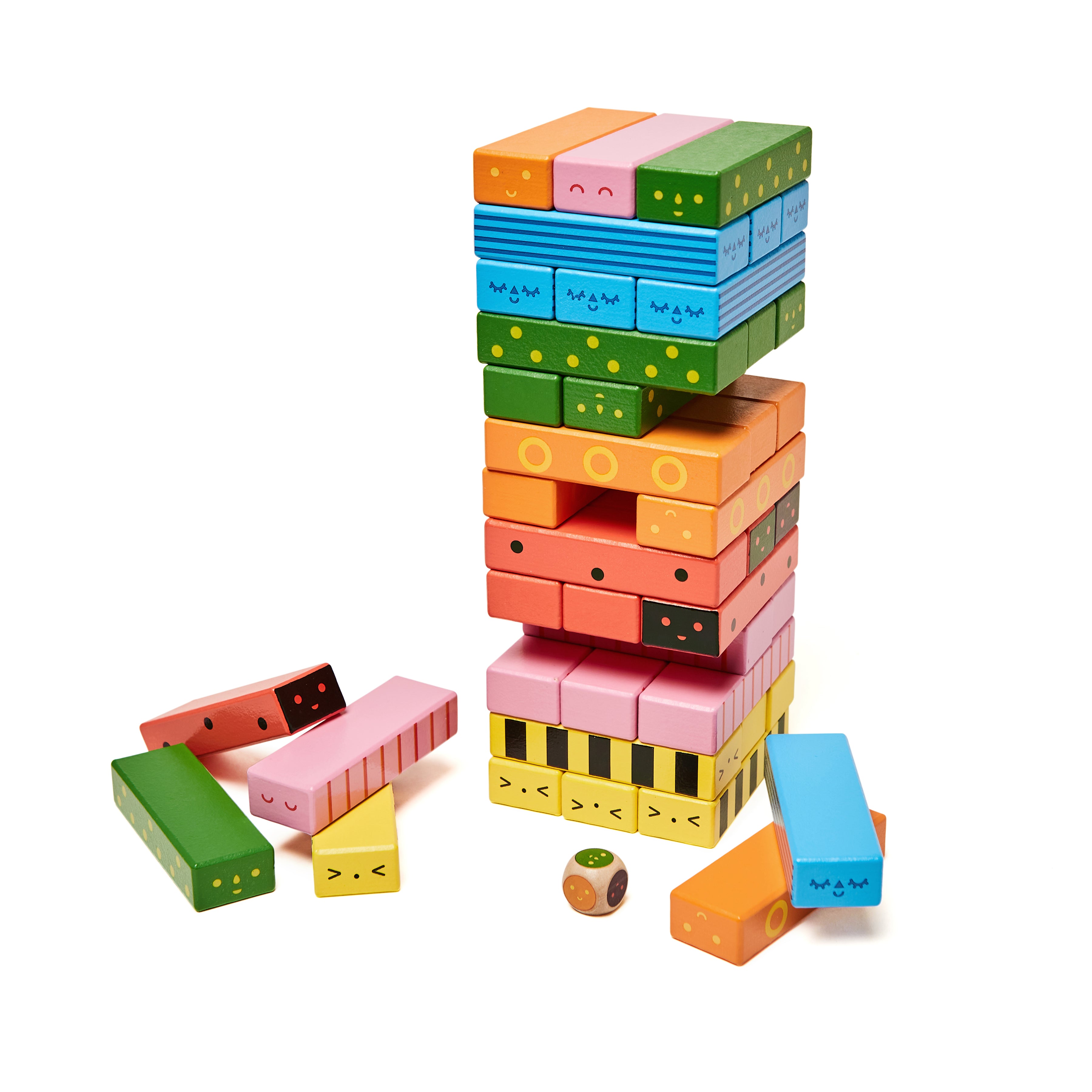 Kidoki Stack A Bug Wooden Game - Fun & Educational Stacking Toy for Kids - Perfect for Family Game Night & Preschool Learning Activities