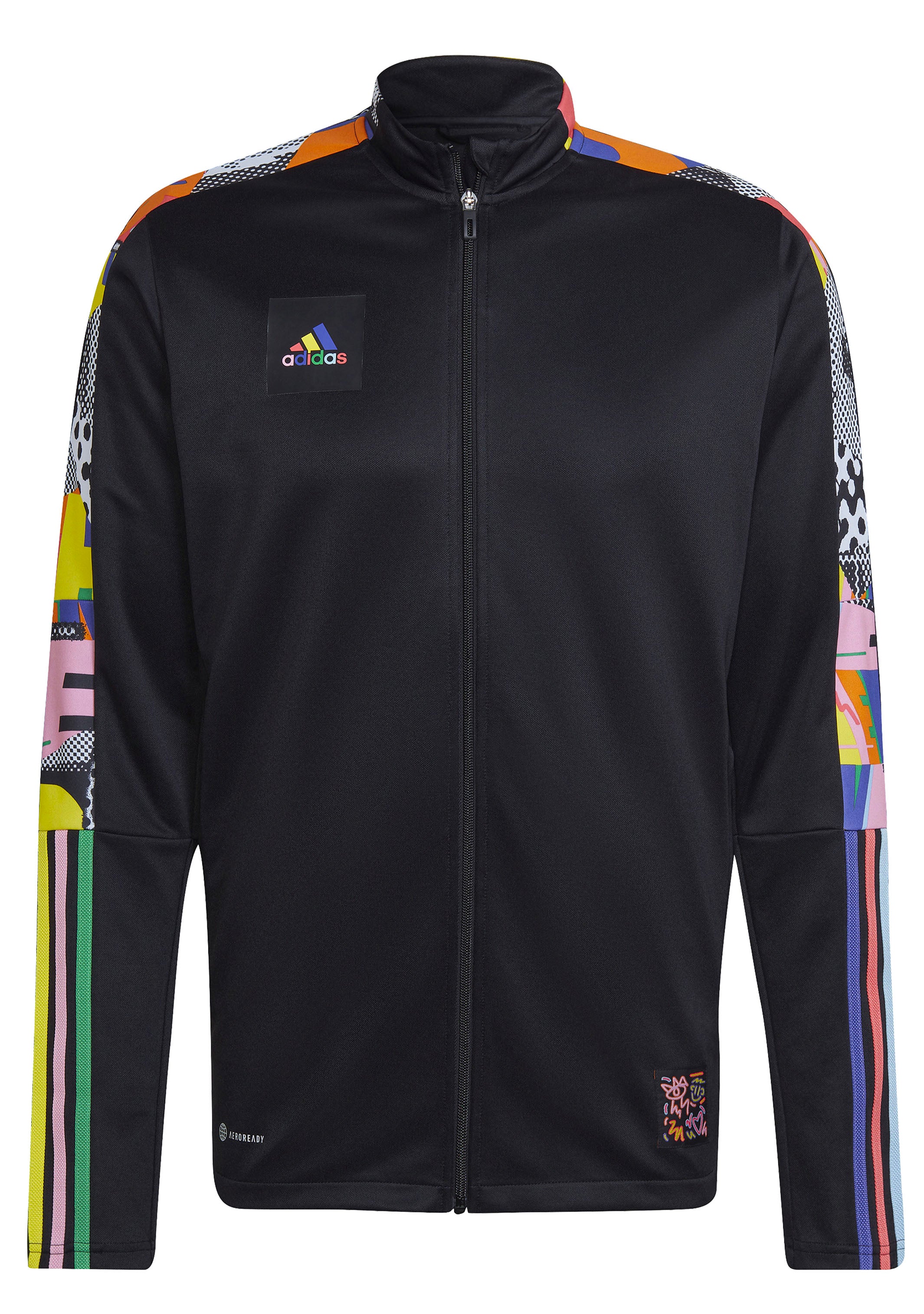 Adidas Men’s Tiro Pride Track Jacket - Lightweight Training Jacket for Running, Gym & Soccer - Moisture-Wicking Performance Apparel for Athletes