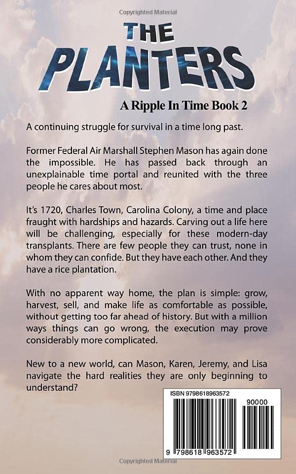 The Planters: A Ripple In Time Book 2 - Historical Fiction Novel for Adults | Perfect for Book Clubs & Time Travel Enthusiasts