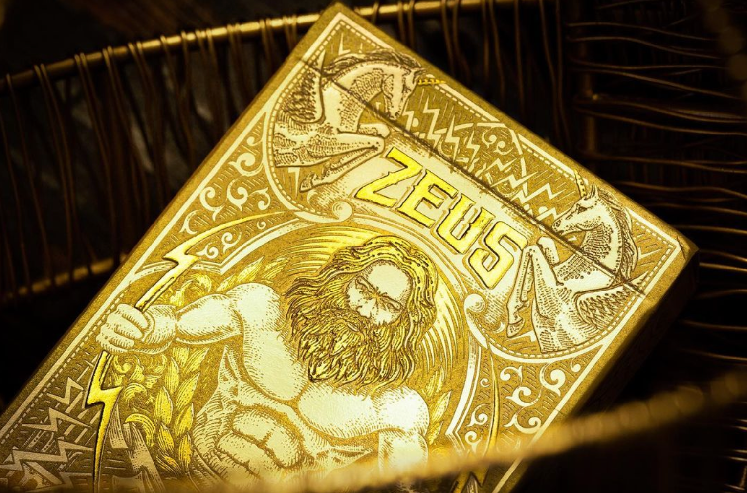 Zeus Playing Cards - Premium Quality Poker Cards for Magic Tricks, Card Games & Collectibles | Perfect for Poker Nights, Magic Shows & Gifts