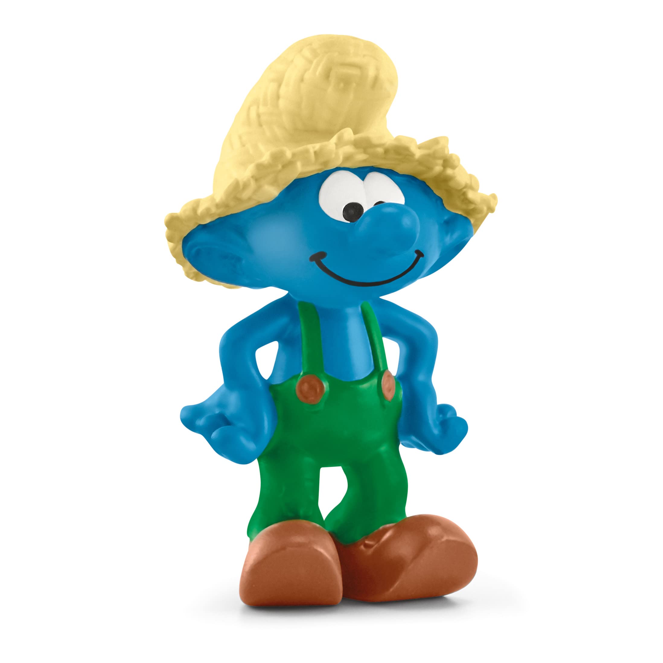 Schleich Smurfs Retro Cartoon Toy Figurine - Farmer Smurf Collectible Action Figure for Kids Ages 3+ | Perfect for Playtime, Birthday Gifts & Smurfs Fans Collection
