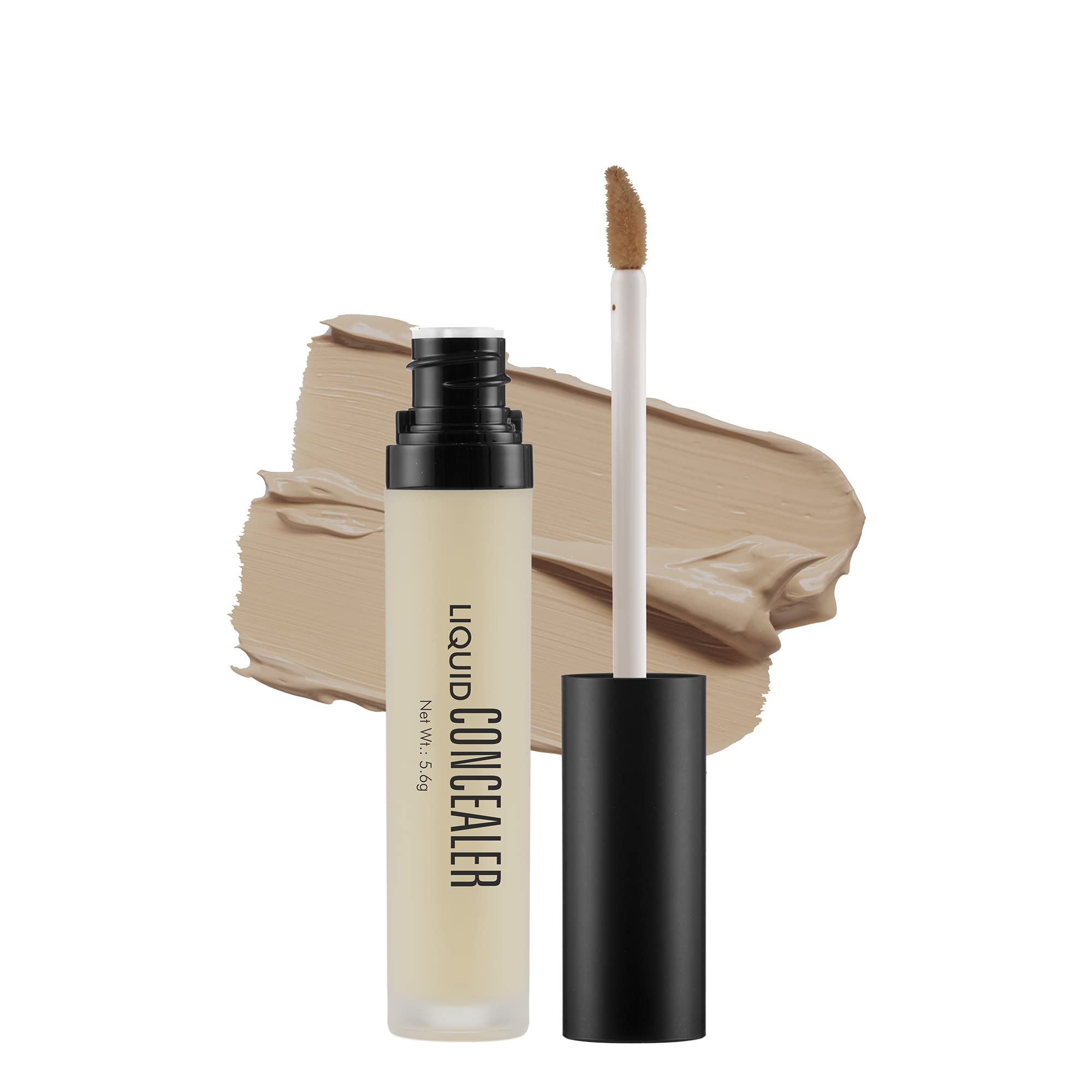 Swiss Beauty Lightweight Liquid Concealer - Full Coverage, Matte Finish, Blendable Formula | Shade Light Moyen, 6g | Perfect for Dark Circles, Blemishes & Contouring | Everyday Makeup & Professional Use