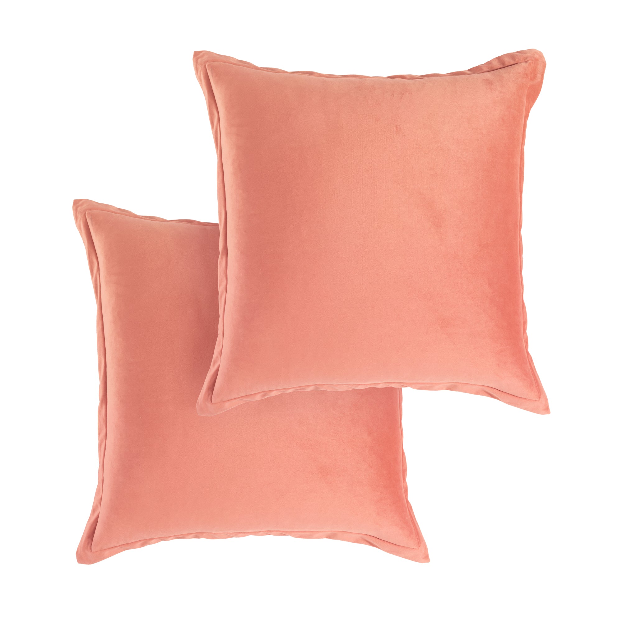 Premium Velvet Euro Sham Pillow Cover Set - 2 Piece Luxury Bedding for Home Decor | Soft & Elegant Bedroom Accent Pillows for Master Suite or Guest Room