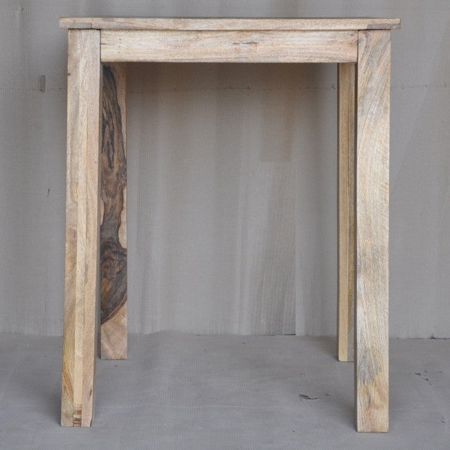 Reclaimed Wood & Mango Wood Square Bar Table - 31.5