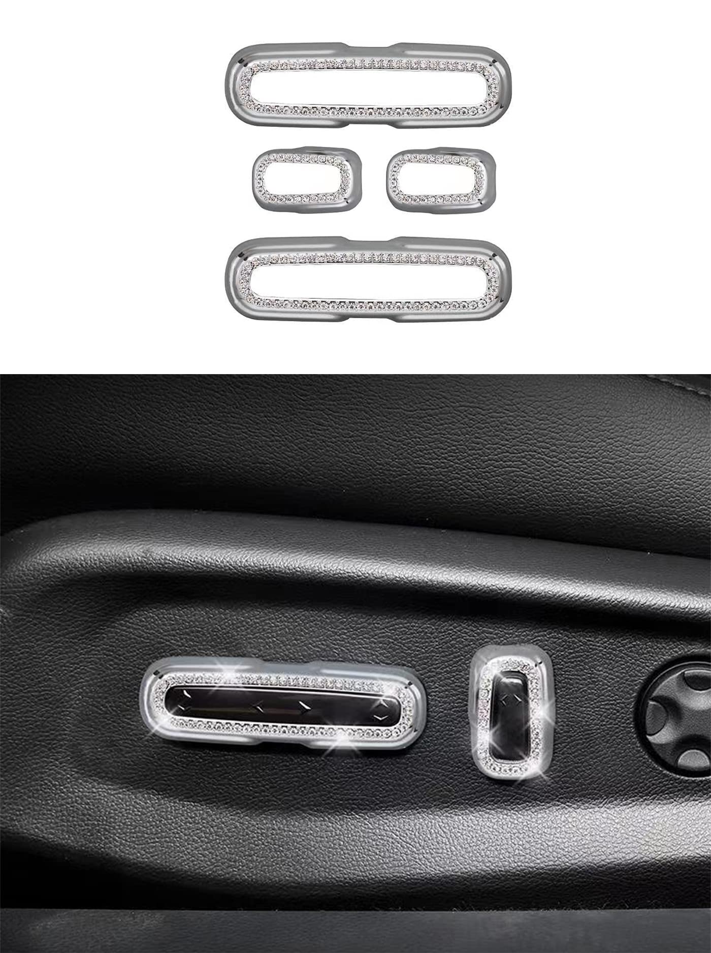 Crystal Car Vent Trim Cover - Bling Air Vent Decor for 2018-2021 Honda Accord Dashboard Accessories | Stylish Interior Upgrade for Cars, Gifts & Customization