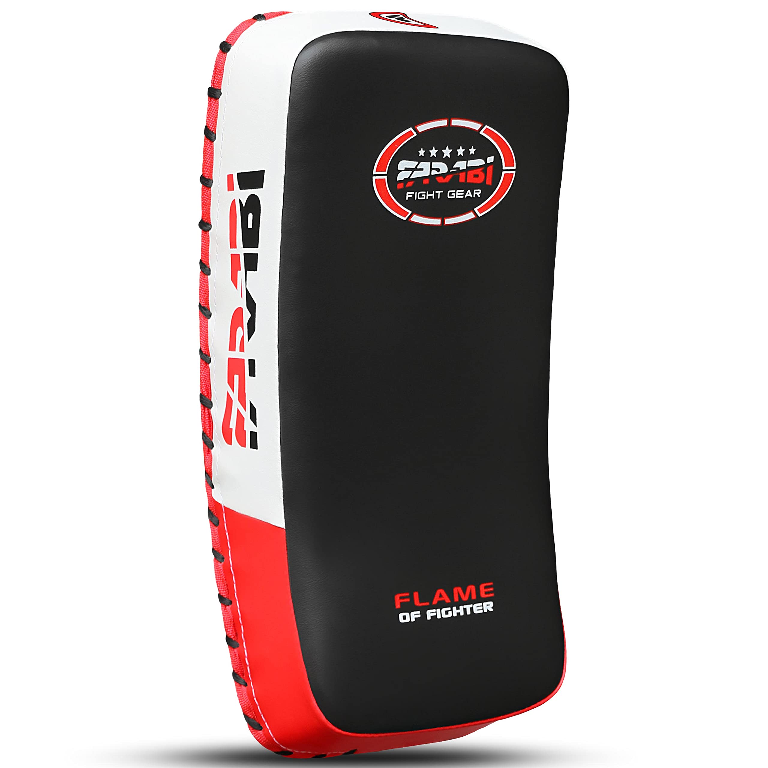 Farabi Thai Pad Training Kick Pad - Curved Coaching Pad for Muay Thai, MMA & Kickboxing - Durable Martial Arts Equipment for Training & Fitness - Perfect for Gyms, Dojos & Home Workouts
