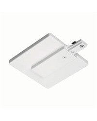 Leadco TK450 WH White Track Power End Feed - Premium Electrical Power Track for Home and Office Lighting Systems