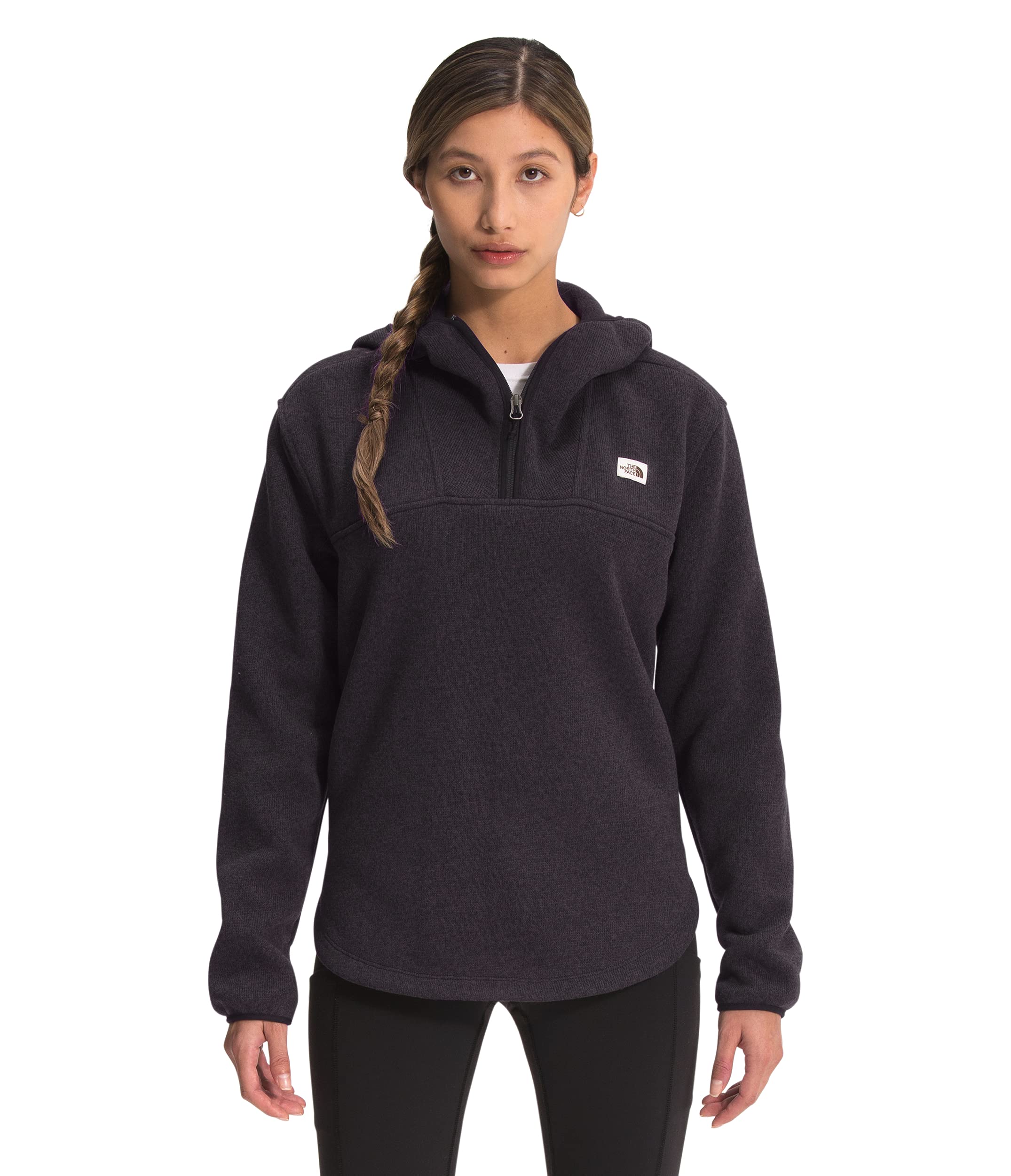 The North Face Women's Crescent Popover Hoodie - Lightweight Fleece Pullover with Hood for Hiking, Camping & Outdoor Activities