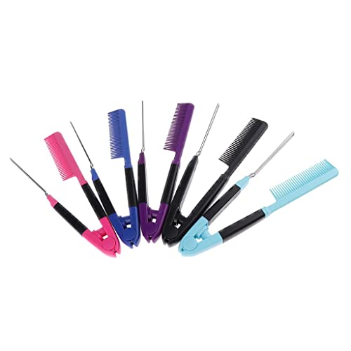 Siah Hair Straightening Brush - 2-in-1 Straightener & Comb for Smooth, Frizz-Free Hair - Portable Travel Hair Styler for Home & Salon Use (Black) - Perfect for Daily Styling, Travel, and Professional Salon Results