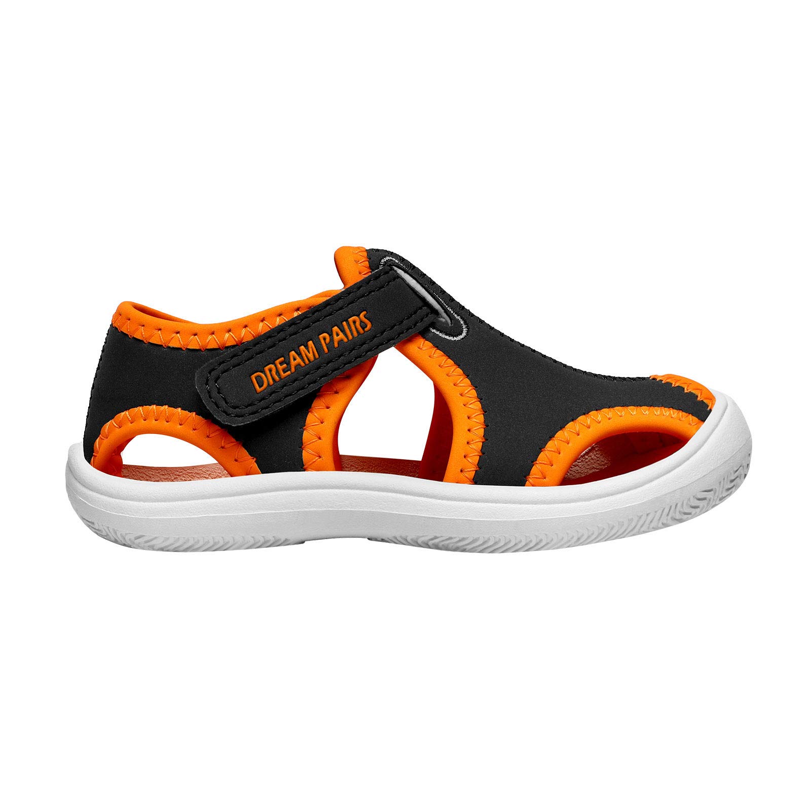 **DREAM PAIRS Boys Girls Toddler & Little Kid Closed Toe Summer Sandals - Water Shoes for Beach, Pool & Outdoor Play**    **优化点说明**（仅作参考，无需返回）：   1. **SEO优化**：加入关键词