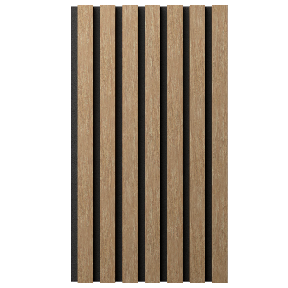Premium Acoustic Slat Wood Wall Panels - Natural Sound Absorption for Home Theater & Office Decor