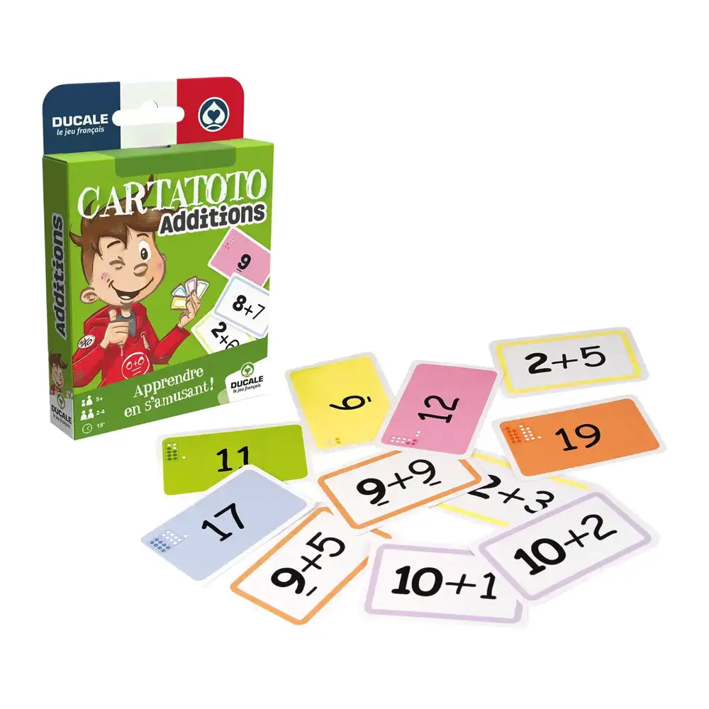Cartamundi Cartatoto Addition Ecopack - Fun Math Learning Card Game for Kids | Educational Addition Practice | Perfect for Homeschooling & Classroom Activities