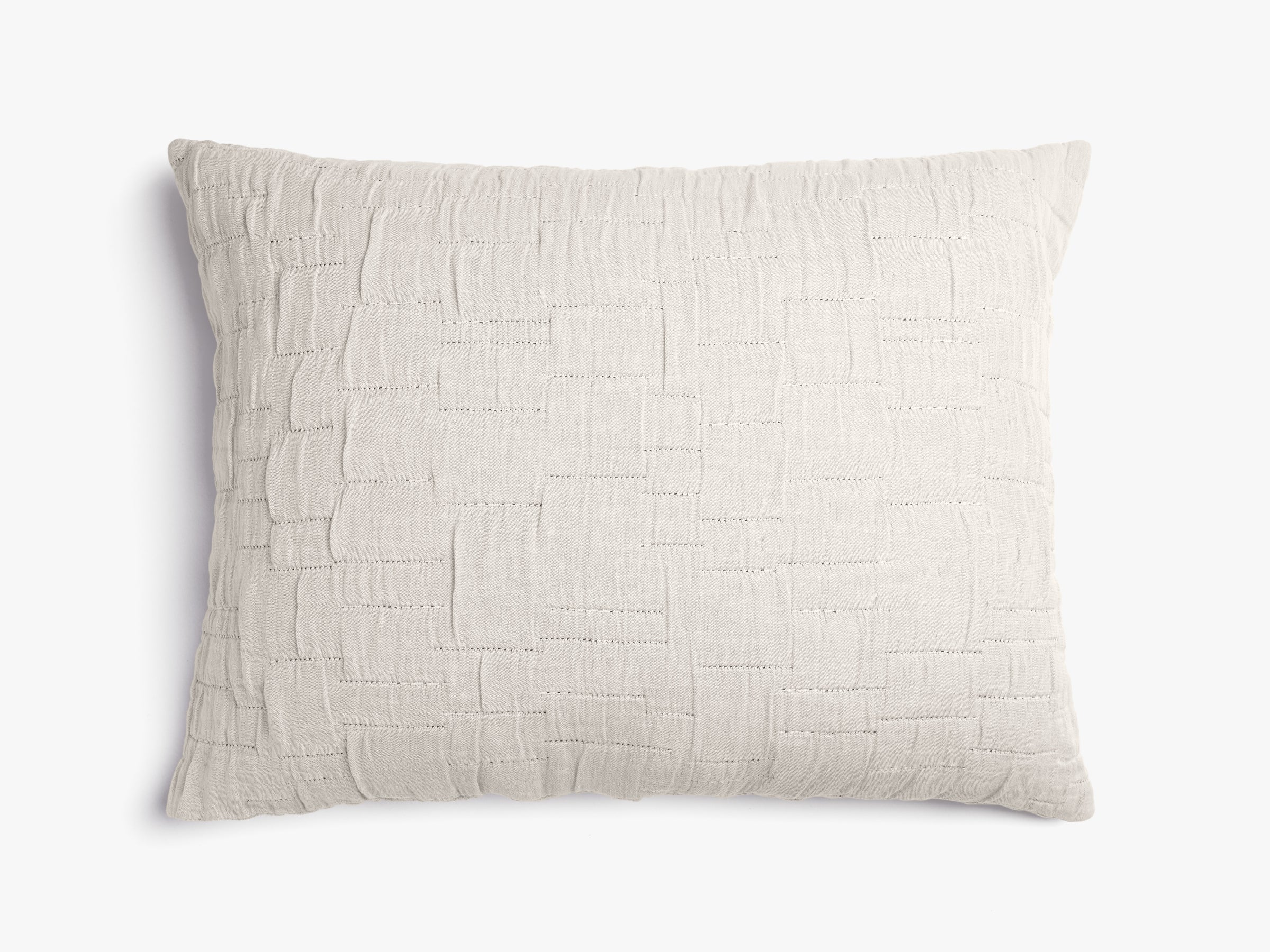 Premium Birch Sham Set (Cream) - Soft & Breathable Organic Cotton Pillowcases for Bedroom, Hotel, Spa - 2 Pack Standard Size (20x26 inches) - Hypoallergenic & Eco-Friendly Home Textiles