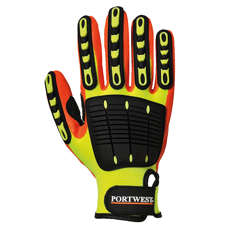 PW350 Anti-Impact Work Gloves - Heavy Duty Safety Gloves for Construction, Woodworking & DIY Projects - A721 Model with Enhanced Grip Protection