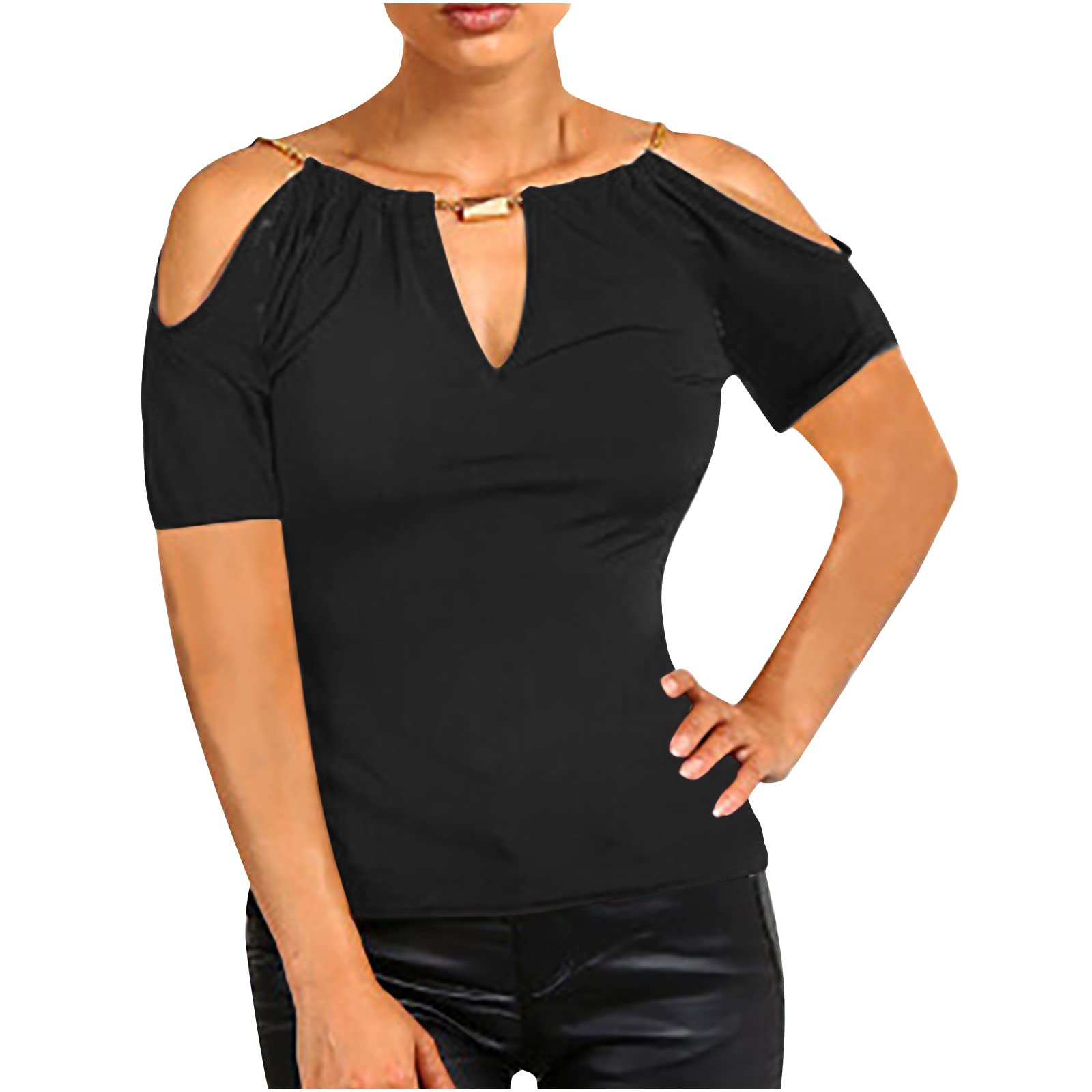 Trendy Summer Tops for Women - Cold Shoulder T-Shirts, Casual Loose Fit Tunic Tees & Sexy Short Sleeve Blouses | Beach Outfits, Vacation Wear & Everyday Fashion