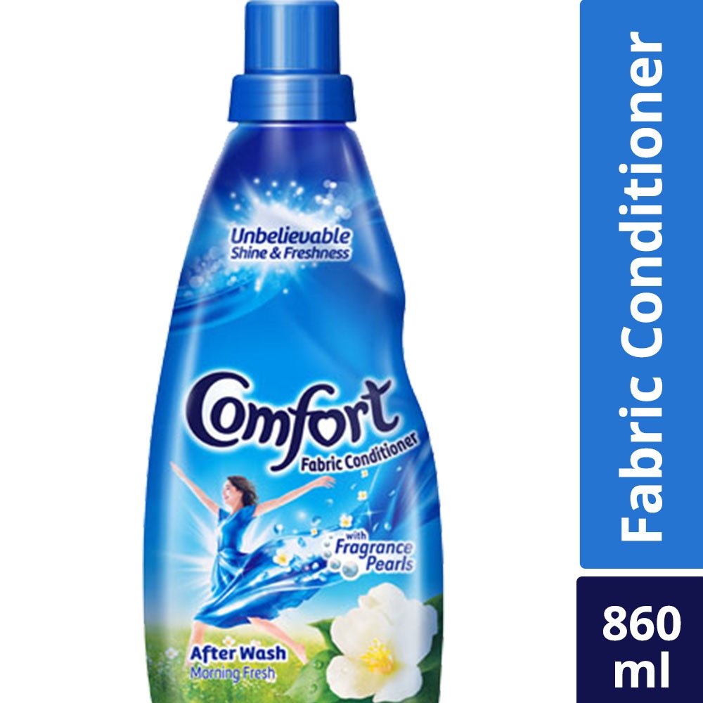 Morning Fresh Fabric Conditioner & Softener - 860ml for Ultra Softness, Shine & Long-Lasting Freshness | Ideal for Laundry, Towels & Bedding