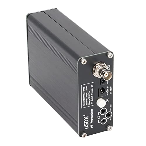 8 Band HF SSB QRP Transceiver Radio with LCD Display, BNC Antenna Connector & US Plug - Perfect for Amateur Radio, Emergency Communication & Outdoor Adventures