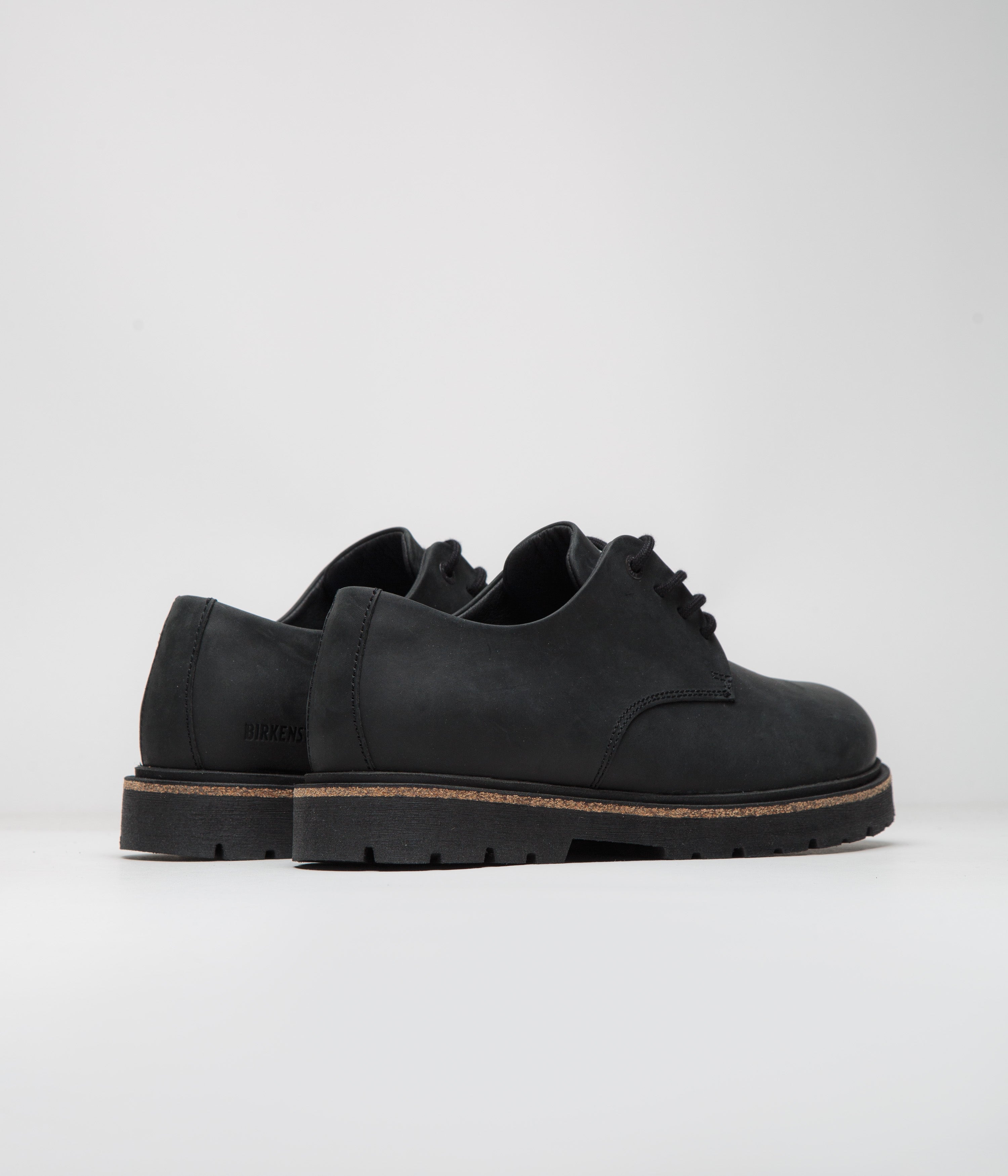 Birkenstock Highwood Lace-Up Low Top Shoes for Men & Women - Comfortable Casual Walking Shoes - Perfect for Daily Wear, Office & Outdoor Activities - Black
