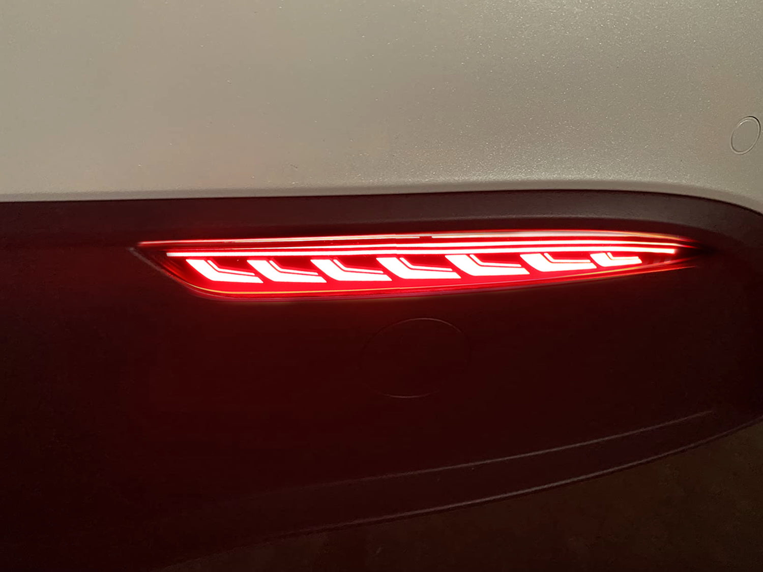 Full LED Bumper Reflector Brake & Sequential Turn Signal Lights for 2017-2023 Tesla Model 3 - Upgrade Your Rear Lighting for Enhanced Safety & Style (Perfect for Night Driving & Custom Car Mods)