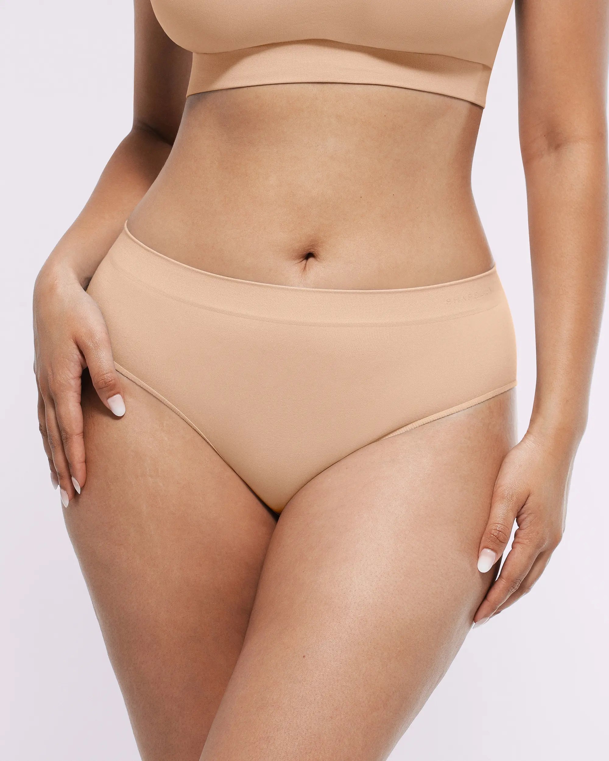 OceanHug™ Oyster Reborn Smoothing Brief - Comfortable Seamless Underwear for Women, Soft Breathable Panties for Everyday Wear, Perfect for Work, Yoga & Lounge