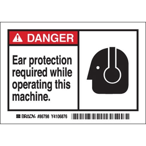 Brady 86798 Machine Equipment Labels - 20 Packs of 5 (100 Labels Total) - Durable Industrial Identification Tags for Machinery, Tools & Safety Compliance