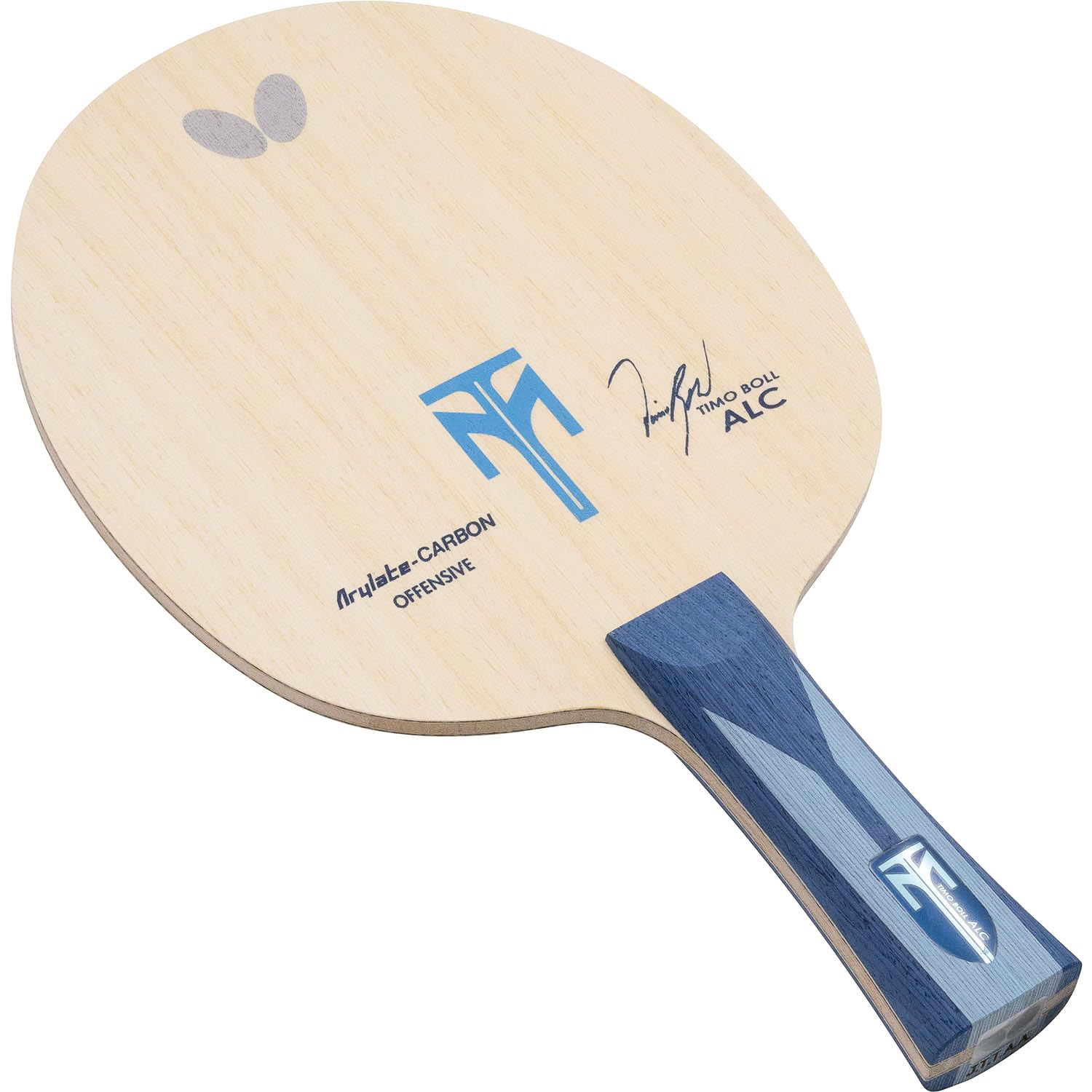 Butterfly Timo Boll ALC Table Tennis Racket - Professional Arylate-Carbon Fiber Blade for Competitive Play - AN/FL/ST Handle Options - Japanese-Made Ping Pong Paddle for Tournament & Training Use