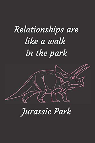 Funny Valentine's Notebook - Jurassic Park Gift for Couples - 140 Pages for Daily Journaling